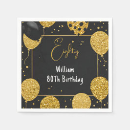 Guardanapo De Papel Como Retro Divertido Adulto Feliz 80 de Bico Feliz