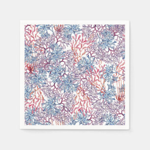 Guardanapo De Papel Composição de Aquarela Subaquático Série Design 5