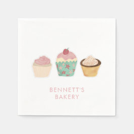 Guardanapo De Papel Compras Comerciais de Café de Bakery Cupcake