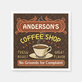 Guardanapo De Papel Compro Café com Mug Crie o seu