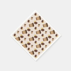 Guardanapo De Papel Compro Café Moderno Café Café Barista Nome do Func