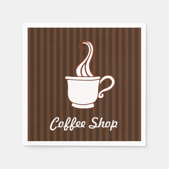 Guardanapo De Papel Compro Café Napkins (Frente)