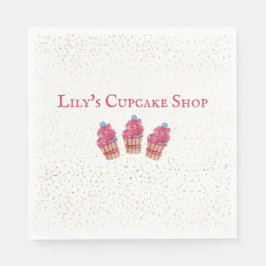 Guardanapo De Papel Compro de Cupcake do Kid personalizável