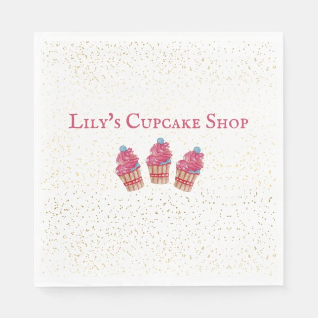 Guardanapo De Papel Compro de Cupcake do Kid personalizável (Frente)