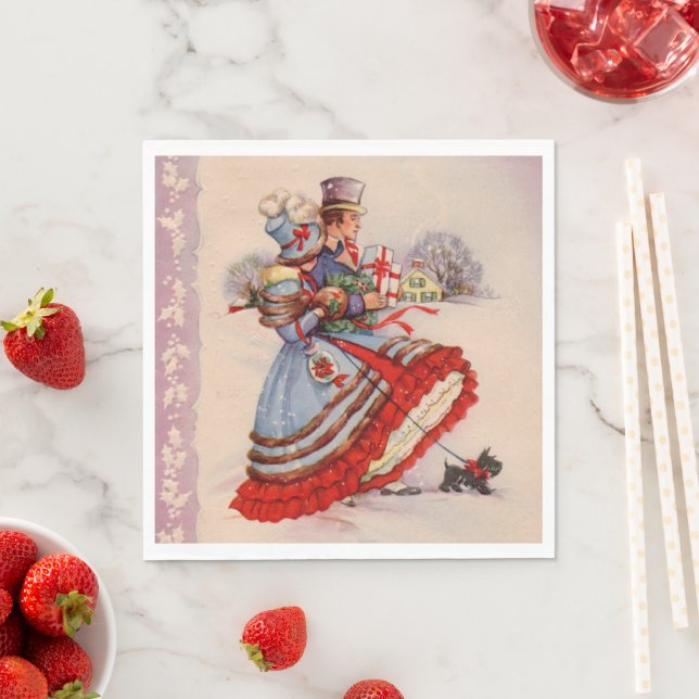 Guardanapo De Papel Compro de Natal antigo (Insitu)