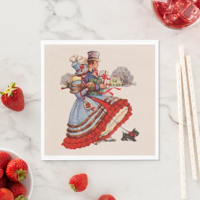 Guardanapo De Papel Compro de Natal antigo (Insitu)