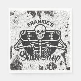 Guardanapo De Papel Compro de Skate de skull Skateboard do ADD persona