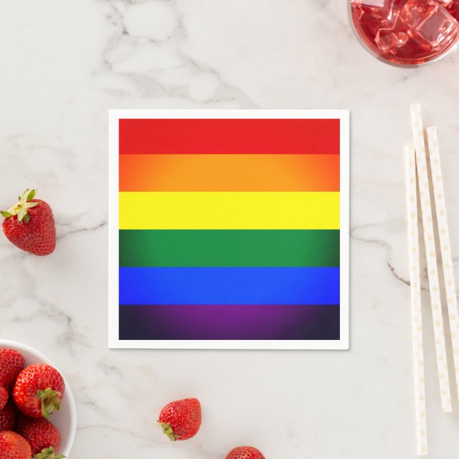 Guardanapo De Papel Comunidade Rainbow Flag & Pride Rainbow / LGBT (Insitu)