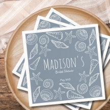 Conchas Marinhas e Estrelas-do-Mar Chá de Noiva à