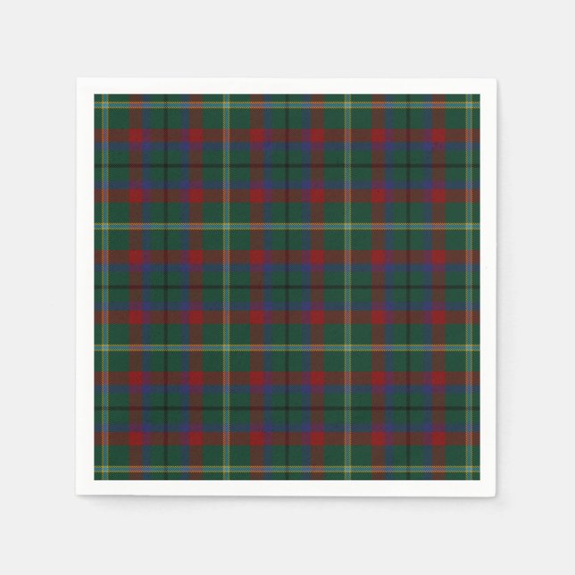 Guardanapo De Papel Condado Mayo Irish Tartan (Frente)