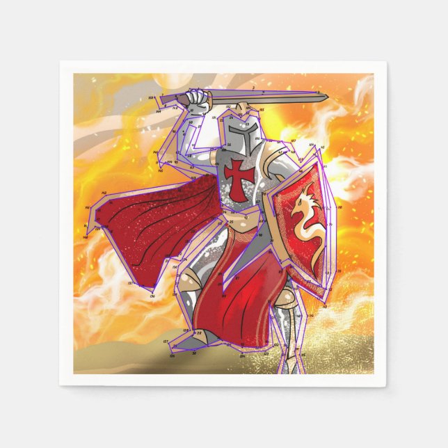 Guardanapo De Papel Conexão Knight (Frente)