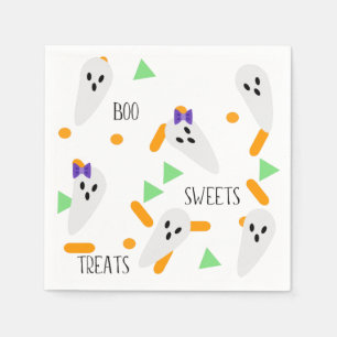 Guardanapo De Papel Confetes de Halloween Fantasma