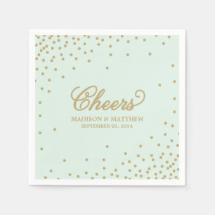 Guardanapo De Papel Confetti Cheers Papel personalizado Nápoles