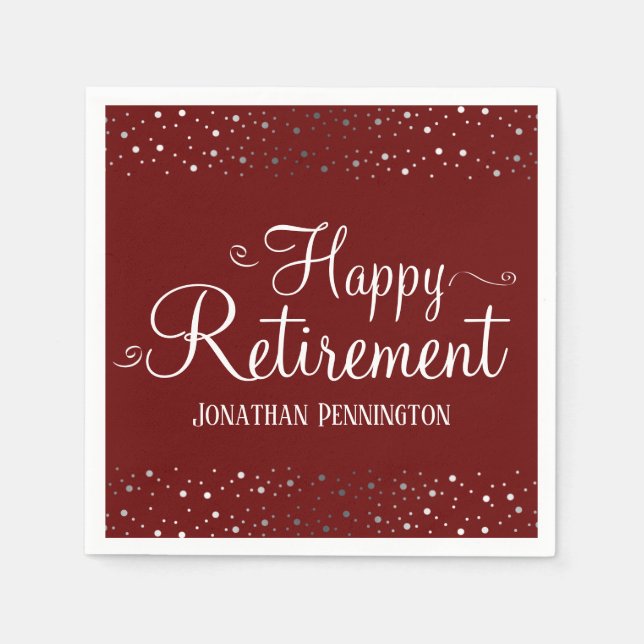 Guardanapo De Papel Confetti de Reforma (Frente)