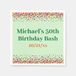 Guardanapo De Papel Confetti festa de aniversário Divertido Colorida