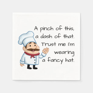 Guardanapo De Papel Confie no chef