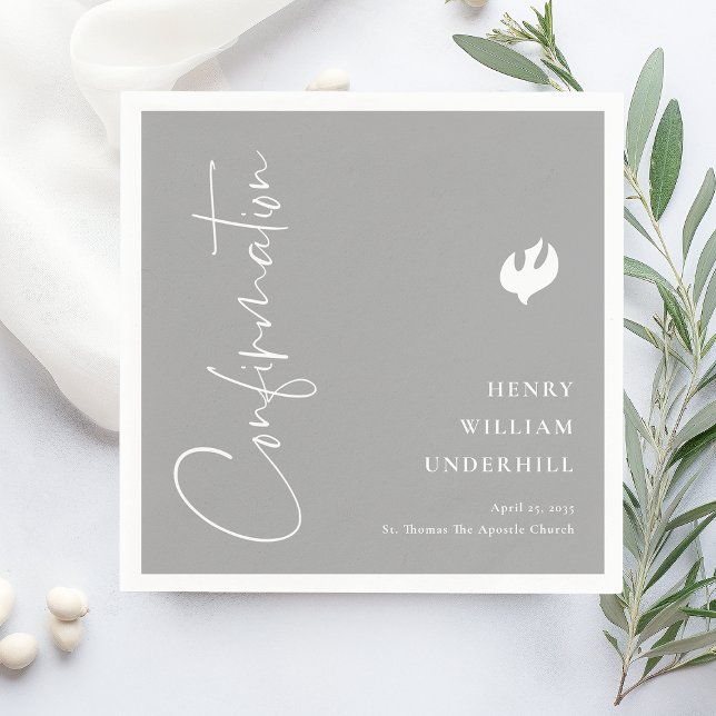 Guardanapo De Papel Confirmação de Script Boys (Criador carregado)