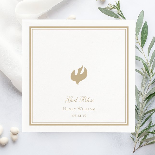 Guardanapo De Papel Confirmação do deus abençoe (Criador carregado)