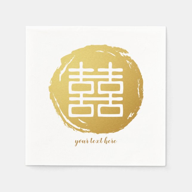 Guardanapo De Papel Conjunto de Nápoles para Festas de casamento de Fe (Frente)