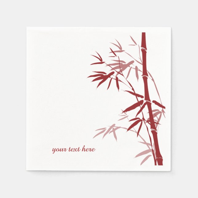 Guardanapo De Papel Conjunto de Nápoles para Papel Personalizado Bambu (Frente)