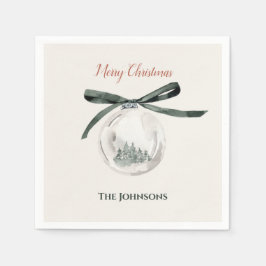 Guardanapo De Papel Conjunto de Portas copos de Natal Verde e Branco