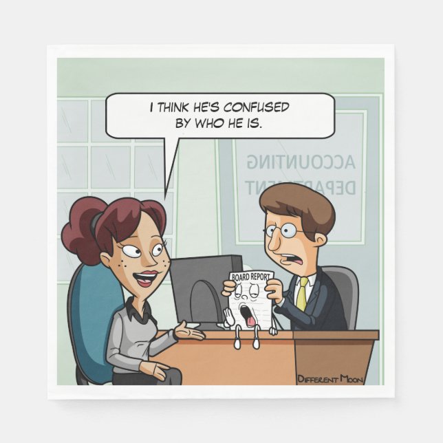 Guardanapo De Papel Conselho Contabilístico dos Diretores do Partido P (Frente)