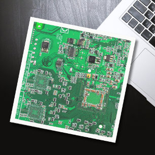 Guardanapo De Papel Conselho do Circuito do Conjunto PCB Verde do Circ