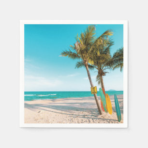 Guardanapo De Papel Conselhos de surf no travesseiro decorativo de pra