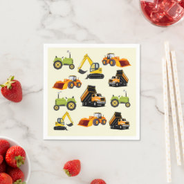 Guardanapo De Papel Construction Dump Truck