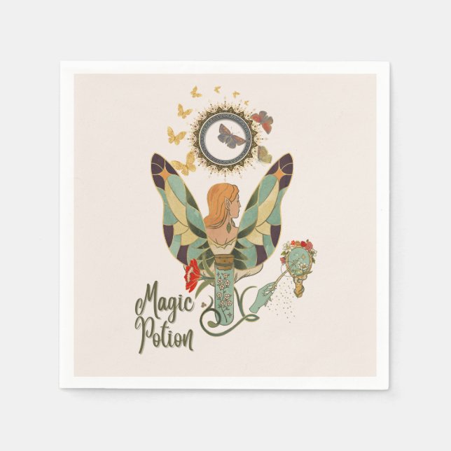 Guardanapo De Papel Contos de Fadas e Momentos Mágicos (Frente)