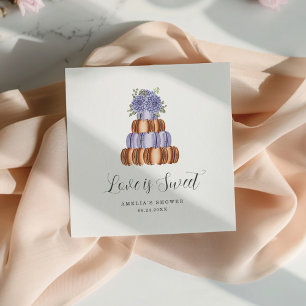 Guardanapo De Papel Convite de Chá de Noiva Amor é Doce