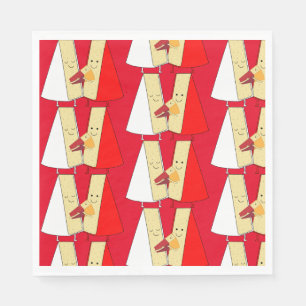 Guardanapo De Papel Convite de festas De Vinho E Queijo