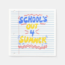 Convite de Papel de Folha Solta Fim das Aulas