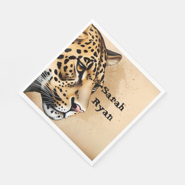 Guardanapo De Papel Convite para Casamento Selvagem Inspirado pela Nat (Quina)