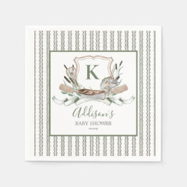 Guardanapo De Papel Convite para Chá de fraldas de peixe