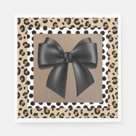 Guardanapo De Papel Convite para chá de fraldas - Impressão em animais