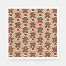 Guardanapo De Papel Cookies de Gingercake da festa de Natal