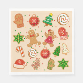 Guardanapo De Papel Cookies de Natal