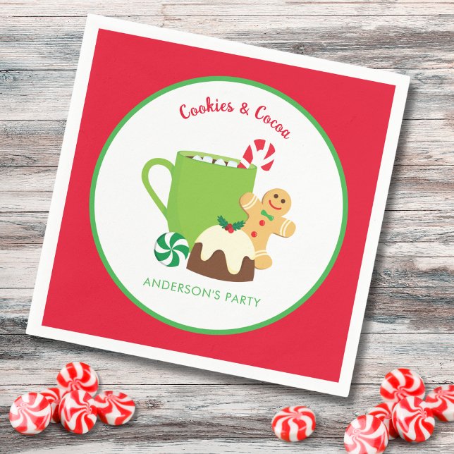 GUARDANAPO DE PAPEL COOKIES E CACAU DE NATAL (Criador carregado)
