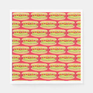 Guardanapo De Papel Cookout de Comida Portland ME do Hotdog do Snapper