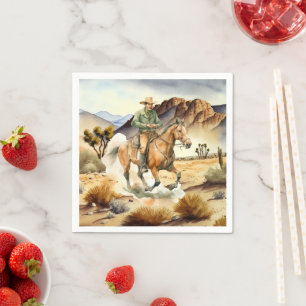 Guardanapo De Papel cool cowboy lovers Western party
