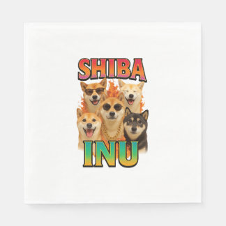 Guardanapo De Papel Cópia Shiba Inu