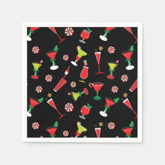 Guardanapo De Papel Coquetéis de Natal Festivos