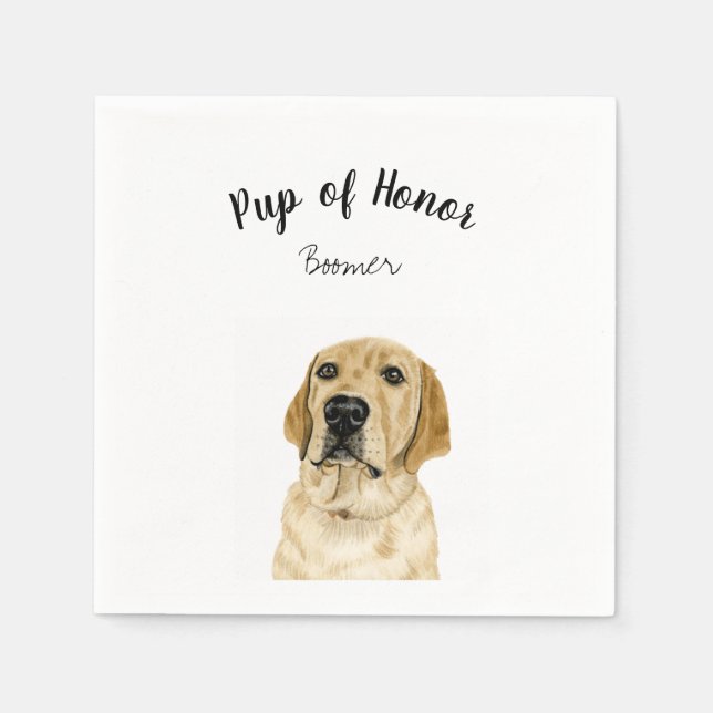 Guardanapo De Papel Coquetel Cachorro Napkins (Frente)