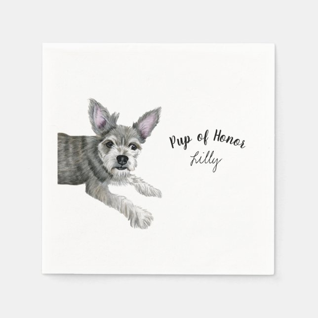 Guardanapo De Papel Coquetel Cachorro Napkins (Frente)