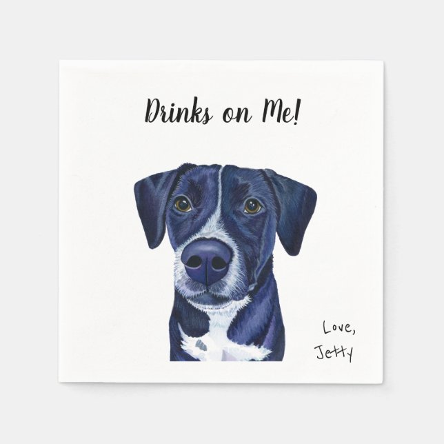 Guardanapo De Papel Coquetel Cachorro Napkins (Frente)