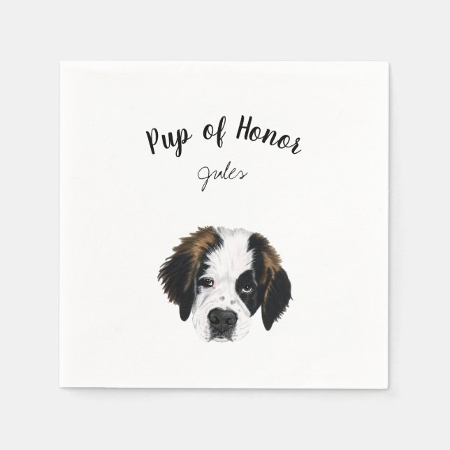 Guardanapo De Papel Coquetel Cachorro Napkins (Frente)