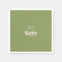 Coquetel Chá de fraldas Verde Moss