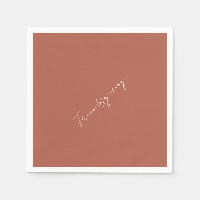 Guardanapo De Papel Coquetel Cinnamon Amigo (Frente)