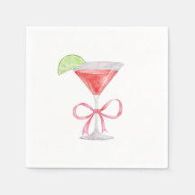 Coquetel Cosmopolita Napkin